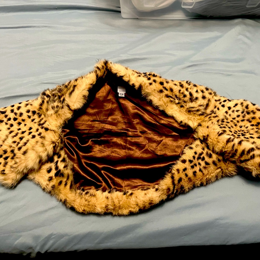 Real rabbit fur bolero style jacket